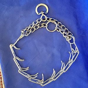 Dog Choke Training Prong Collar Stainless Steel 22" made in Germany